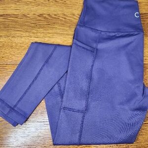 CVG Eggplant full length leggings xs